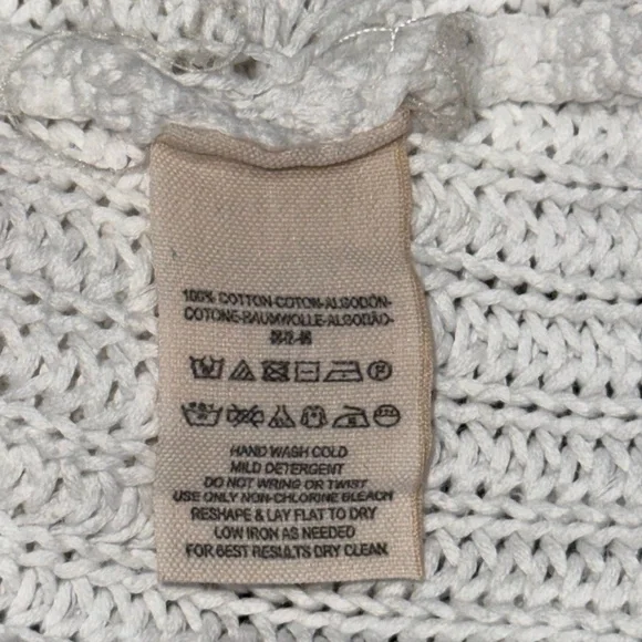 Free People Damsell Bell Sleeve Chunky Knit Cropped Sweater-Size Small - Picture 9 of 10